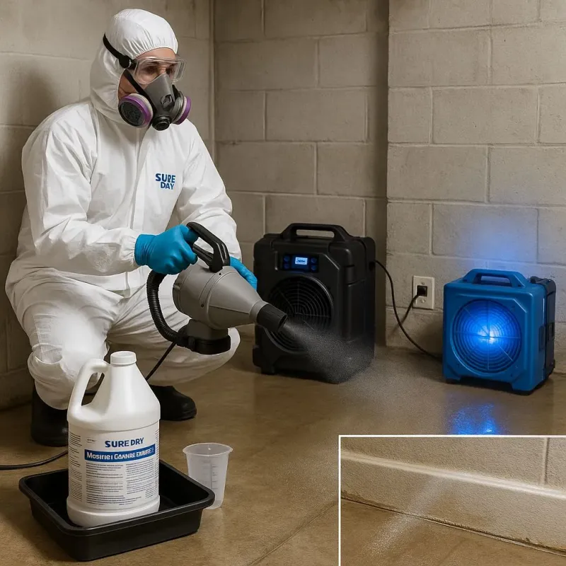 Sanitization and Odor Removal process in Pingree Grove, IL